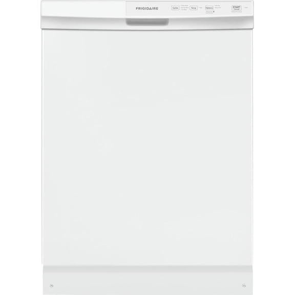 Frigidaire FFCD2413UW 24" Built-In Dishwasher, Front Control, White