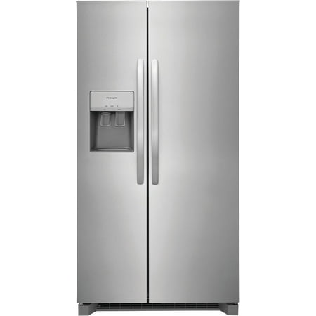 Frigidaire - 25.6 Cu. Ft. Side-by-Side Refrigerator - Stainless steel