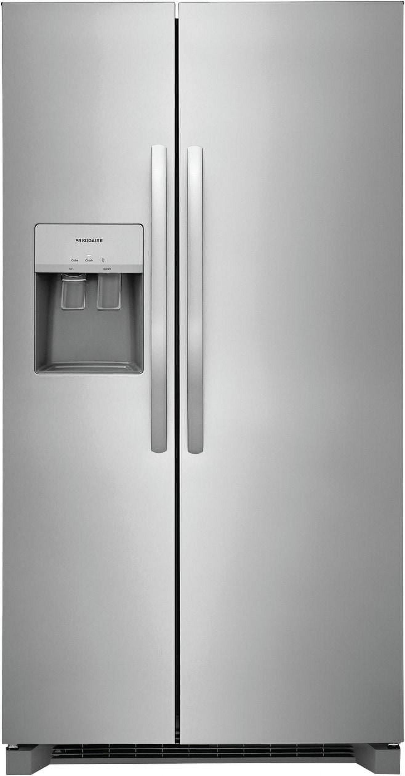Frigidaire 25.6 Cu. Ft. 36" Standard Depth Side-by-Side Refrigerator, Energy Star Certified