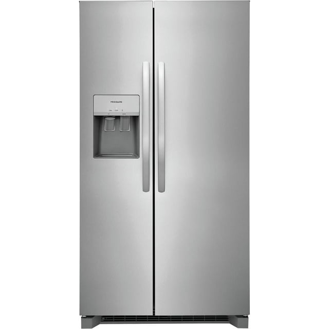 FRIGIDAIRE Full Size Fridge Freezer FRSS2623AS Side by Side