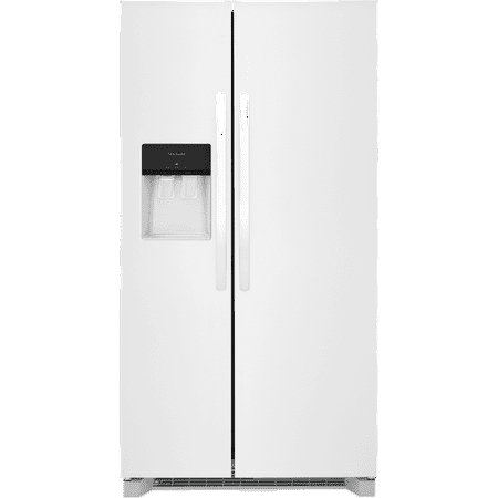 Frigidaire - 25.6 Cu. Ft. Side-by-Side Refrigerator - White