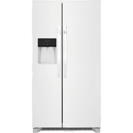 Frigidaire - 25.6 Cu. Ft. Side-by-Side Refrigerator - White