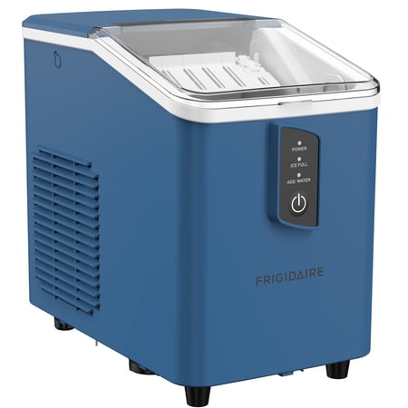 Frigidaire 26 lbs. Countertop Ice Maker, Bullet Shaped Ice, Azure