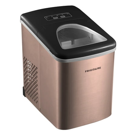 Frigidaire 26 lb. Countertop Icemaker EFIC117-SS-COPPER-COM, Copper Stainless Steel