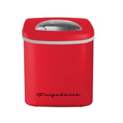 Frigidaire 26 lbs. Bullet Ice Maker, Retro Ice Machine with LED Indicators, Red