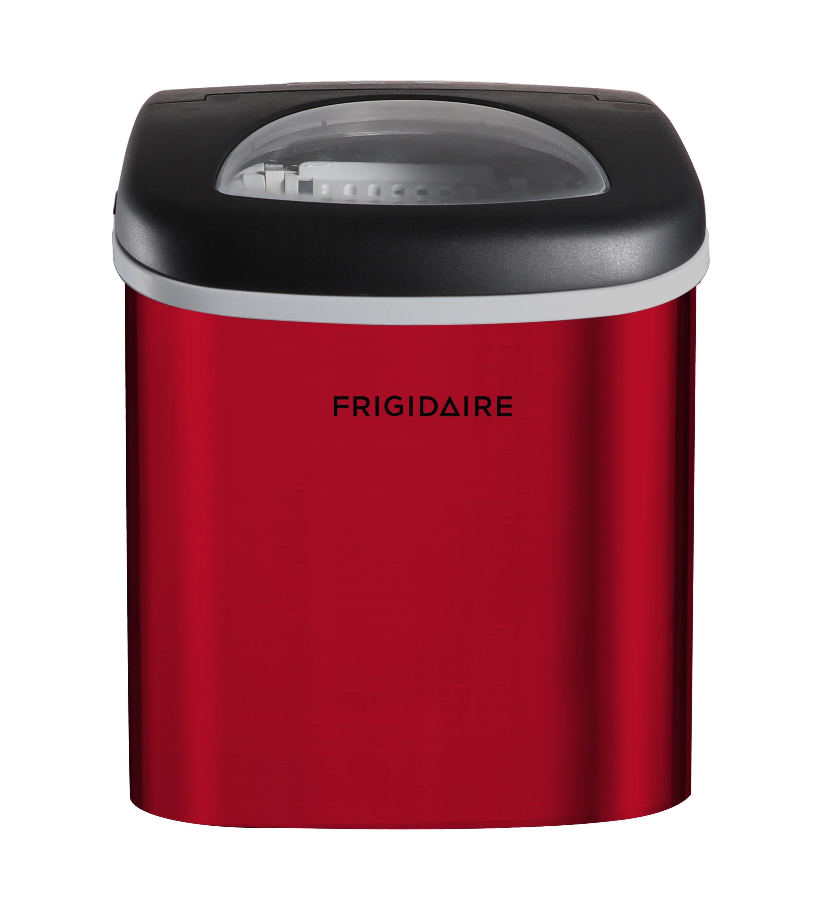Frigidaire 26 lbs/Day Capacity Bullet Ice Maker, Red Stainless Steel  (图1)