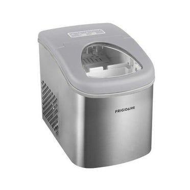 Frigidaire, 26 lbs. Ice Maker, Bullet-Shaped Ice, Stainless Steel, EFIC130