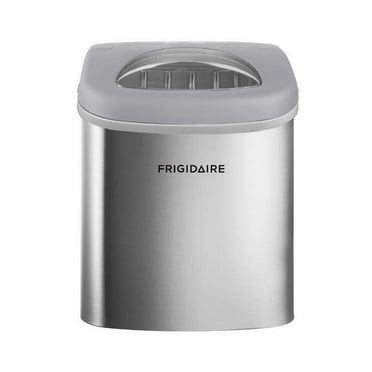 Frigidaire, 26 lbs. Ice Maker, Bullet-Shaped Ice, Stainless Steel, EFIC130