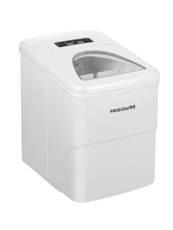 26 lbs. Bullet Ice Maker, Portable Countertop Ice Machine with Digital Controls, White