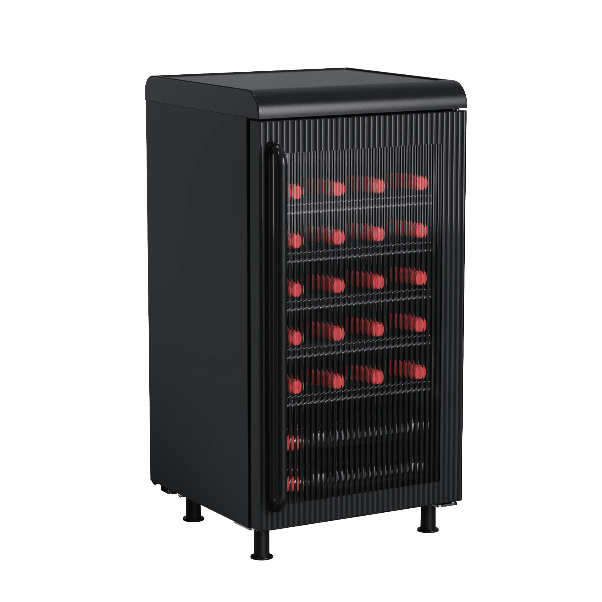 Frigidaire 27 Bottle / 117 Can Retro Wine Cooler with Built-in Bar Top, 3.1 Cu. ft. Beverage Refrigerator with Tempered Glass Door, Black