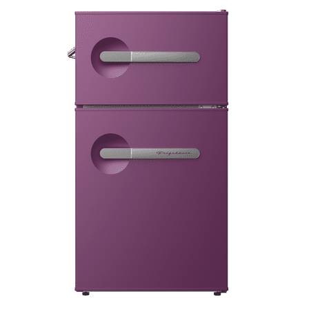 Frigidaire 3.1 cu. ft., 2 door with side bottle opener-W18.9"xL20.55"xH:33.54"(Plum)