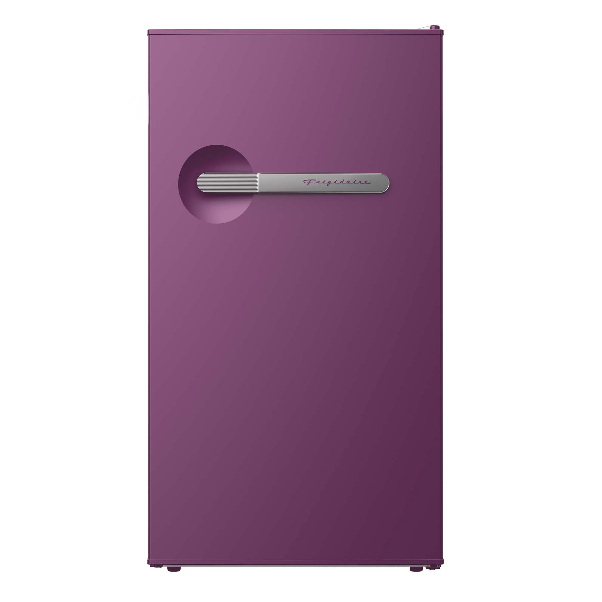 Frigidaire 3.2 Cu. ft. Retro Compact Refrigerator, Mini Fridge with Chiller Compartment, Plum