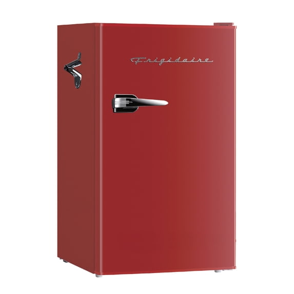Frigidaire 3.2 Cu. Ft. Retro Compact Refrigerator with Side Bottle Opener EFR376, Red