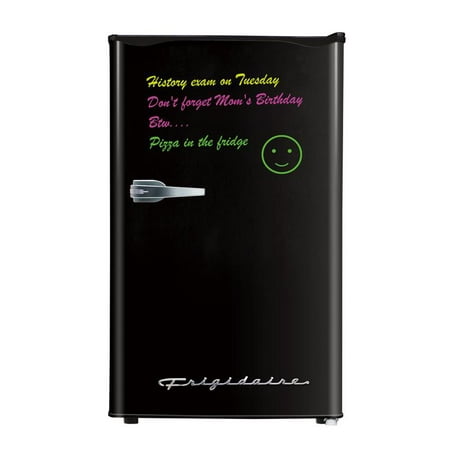 Frigidaire - Retro Style 3.2 Cu. Ft. Mini Fridge with Eraser Board Door - Black