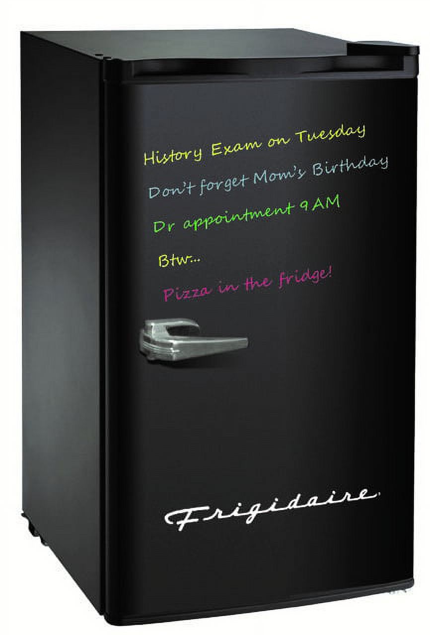 Frigidaire 3.2 Cu Ft Retro Dry Erase Compact Refrigerator, (EFR331-BLACK), Black - image 1 of 14