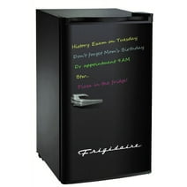 Frigidaire 3.2 Cu Ft Retro Dry Erase Compact Refrigerator, (EFR331-BLACK), Black