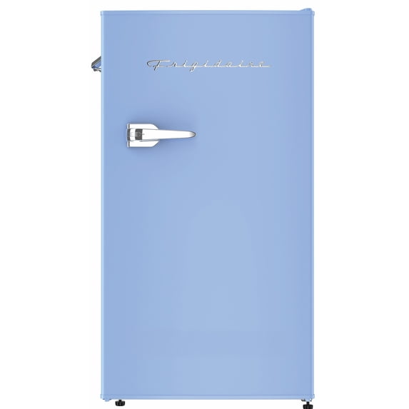 Frigidaire 3.2 Cu ft Retro Mini Refrigerator with Side Bottle Opener EFR376, Blue