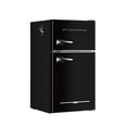 thumbnail image 1 of Frigidaire 3.2 Cu. ft. 2-Door Retro Compact Bar Refrigerator with Freezer and Side Bottle Opener, EFR840 (Black), 1 of 19