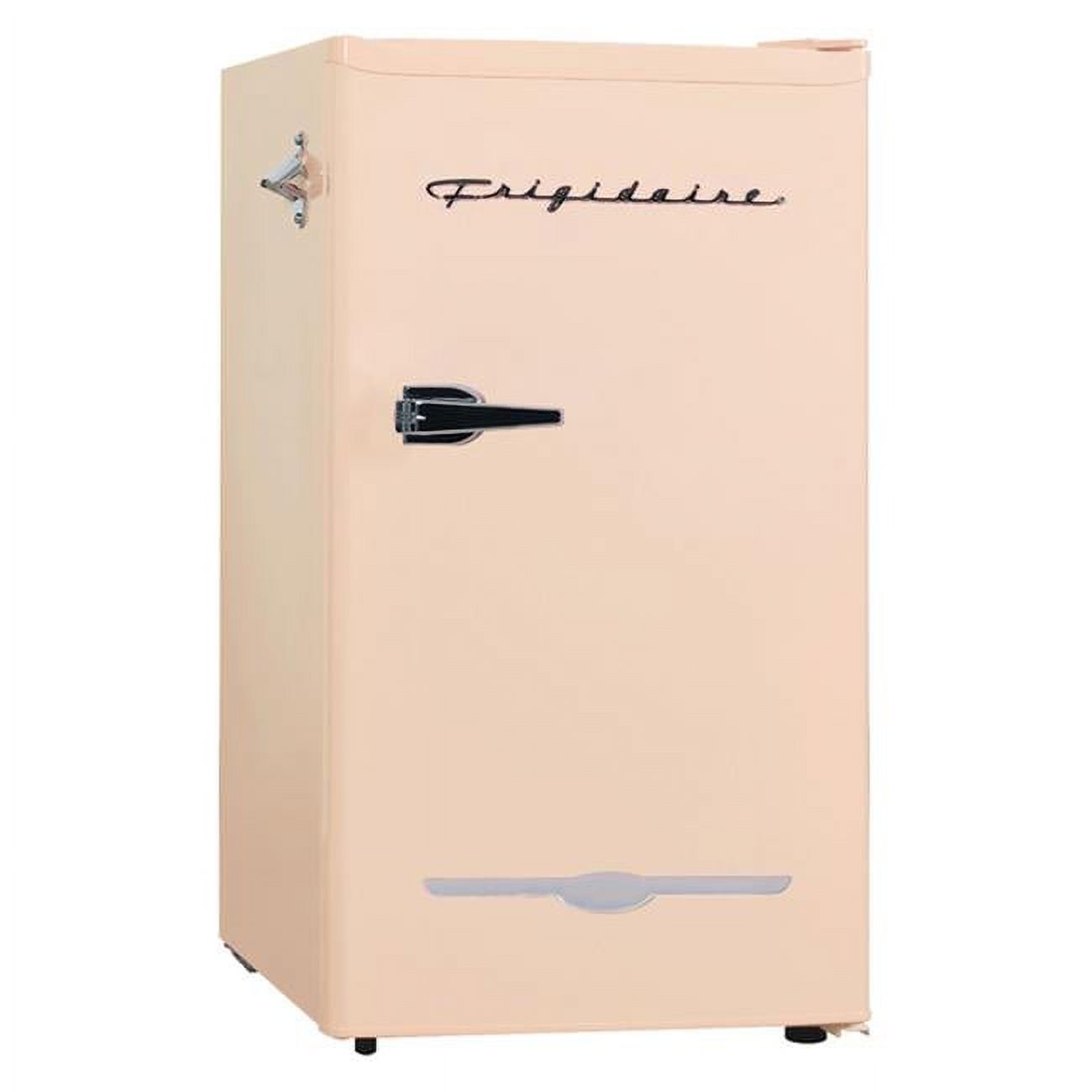 Frigidaire 3.2 Cu ft Retro Compact Refrigerator With Side Bottle Opener EFR376, Coral - image 1 of 11