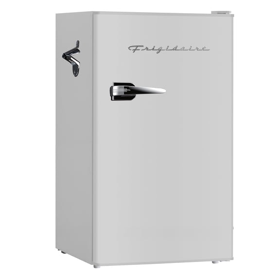 Frigidaire 3.2 Cu. ft. Retro Compact Refrigerator with Side Bottle Opener EFR376, Moonbeam