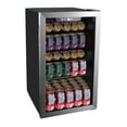 thumbnail image 1 of Frigidaire, 3.4 Cu. Ft. Glass Door Compact Refrigerator, Stainless Steel, 1 of 8