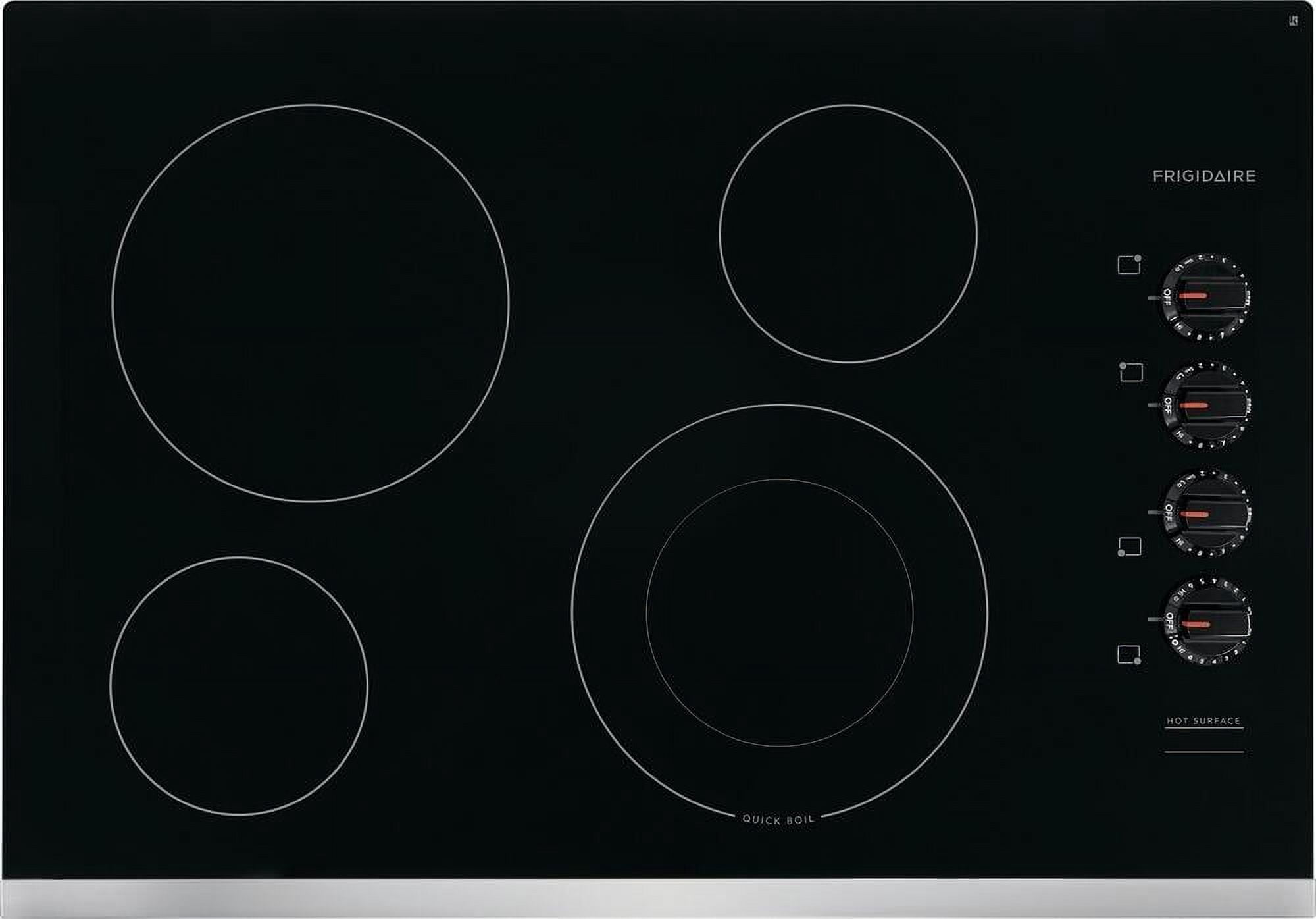 Frigidaire Induction Electric Cooktops in Stainless Steel with 4 Burners