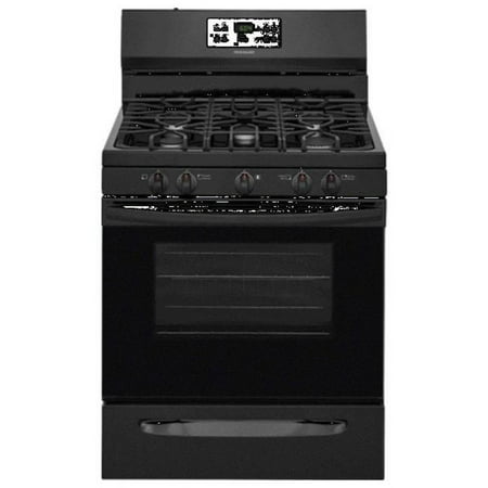 Frigidaire - 5.0 Cu. Ft. Self-Cleaning Freestanding Gas Range - Black