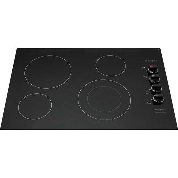 Frigidaire 30-inch Electric Cooktop FFEC3025UB With Quick Boil and Ceramic Finish