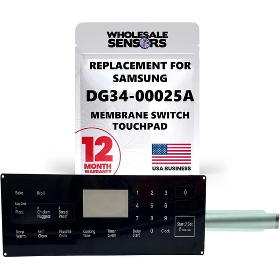 Replacement Frigidaire 316220722 White Control Overlay Panel for Range/Stove/Oven, 12 Month Warranty & USA Business