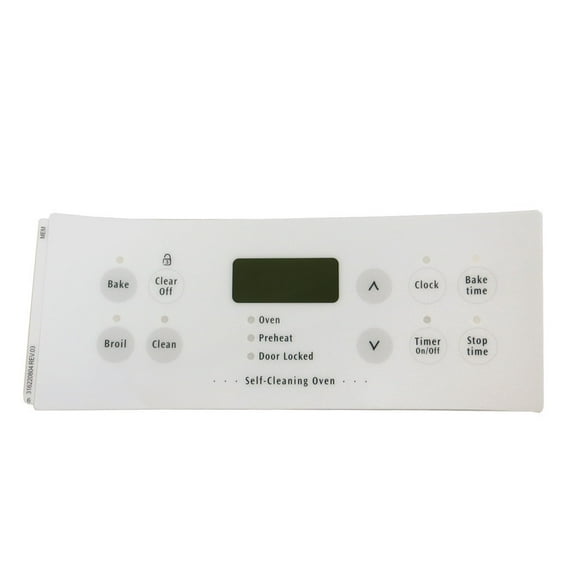 Frigidaire 316220804 Control Overlay