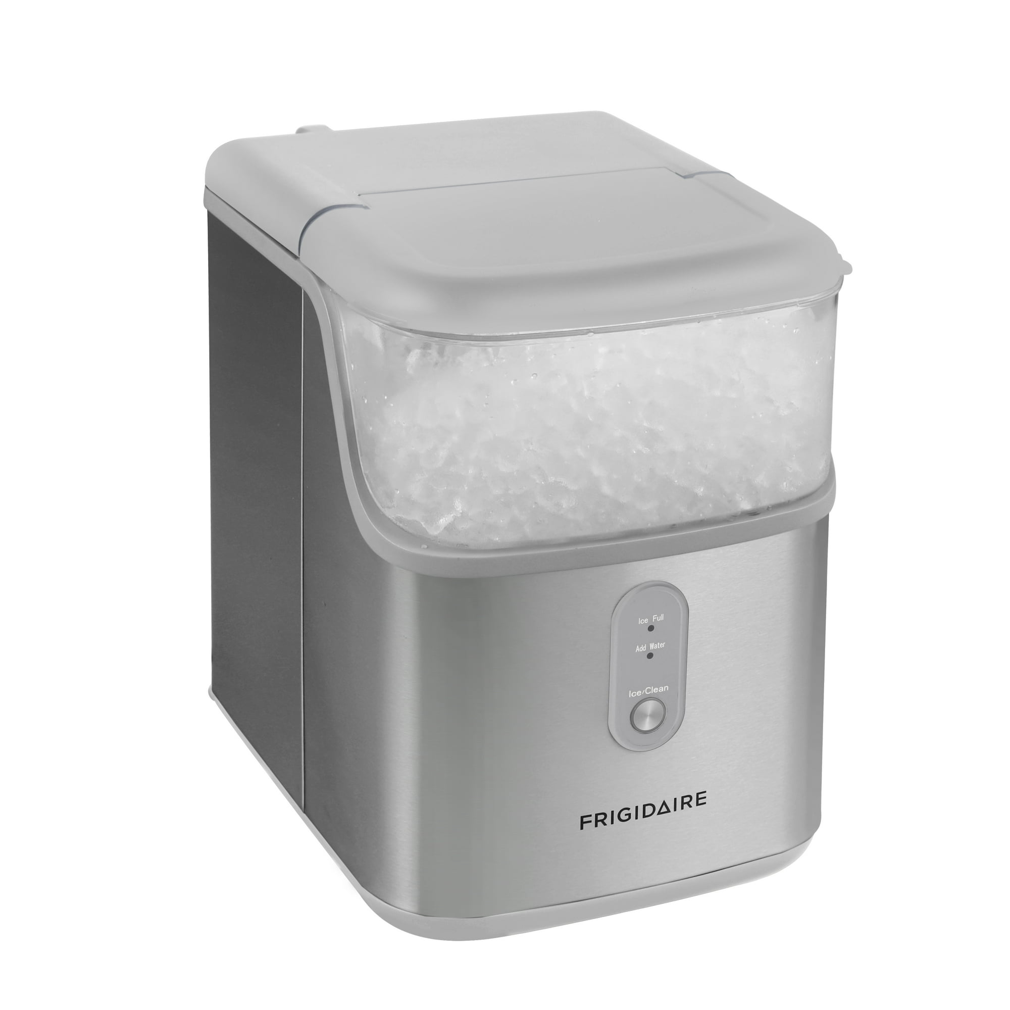 Frigidaire 33lb Countertop Nugget Ice Maker, Stainless Steel EFIC228