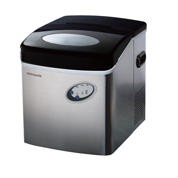 Frigidaire 48 lbs. Extra-Large Ice Maker, 3 Size Cube Options, Stainless Steel, EFIC115