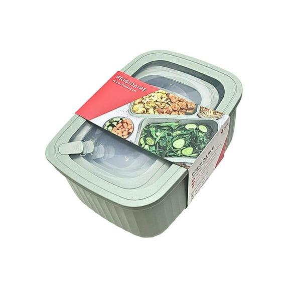 Frigidaire 4pk Rectangle Food Storage Container with Lid, Eco-Friendly