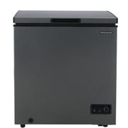 Frigidaire 5.0 Cu. ft. Garage-Ready Chest Freezer, Compact Deep Freezer for Kitchen, Apartment, Small Freezer for Bulk Storage, Black Granite
