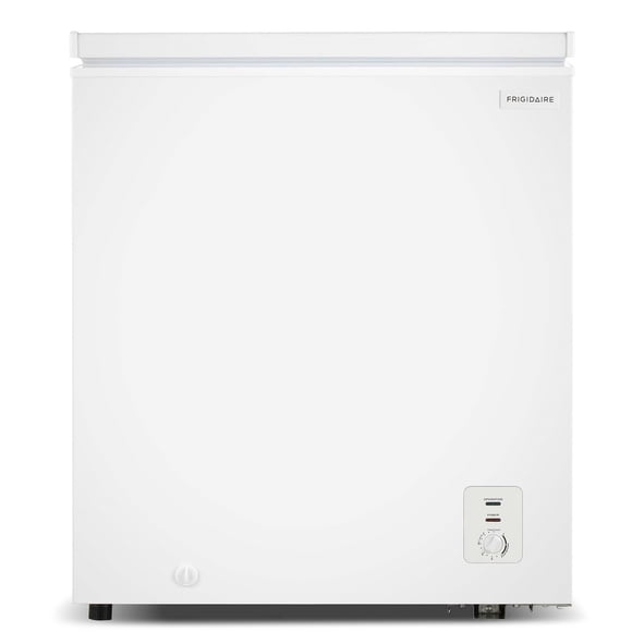 Frigidaire 5.0 Cu. ft. Garage Ready Chest Freezer, Compact Deep Freezer for Garage, Kitchen, Apartment, White