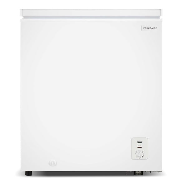 Frigidaire 5.0 Cu. ft. Garage Ready Chest Freezer, Compact Deep Freezer for Garage, Kitchen, Apartment, White