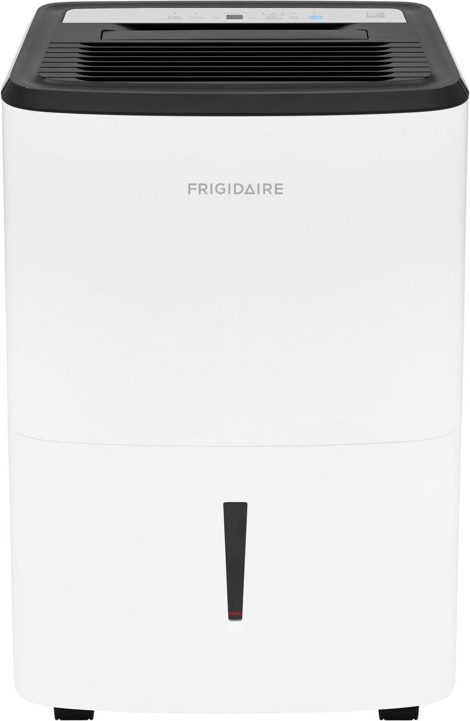 Frigidaire 50-Pint White Dehumidifier with Built-In Pump