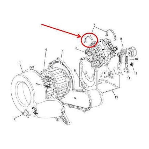 Frigidaire 5304511429 Clip (Genuine Oem Part)