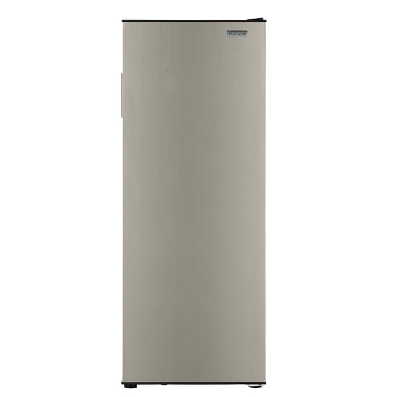 Frigidaire 6.5 Cu. ft. Garage Ready Convertible Refrigerator Freezer, Upright Fridge or Freezer for Home, Kitchen, Basement, Office, Platinum