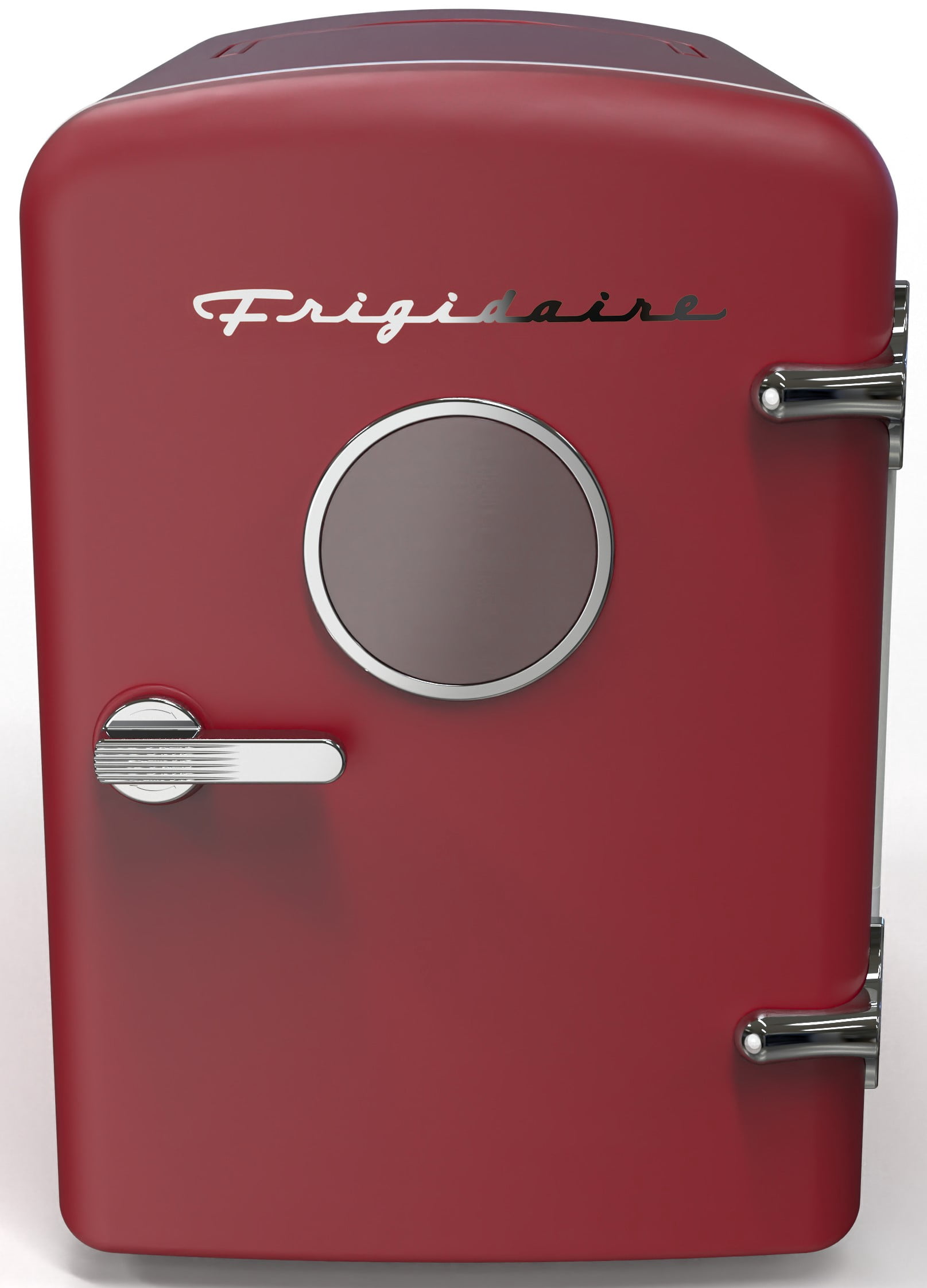 Frigidaire 6 Can Mini Fridge, 4L Portable Personal Cooler – Retro Skincare Fridge, Small Compact Refrigerator, Red