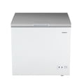 thumbnail image 1 of Frigidaire 7.0 Cu. ft. Garage Ready Chest Freezer, Deep Freezer with Stainless Steel Lid, White, 1 of 8