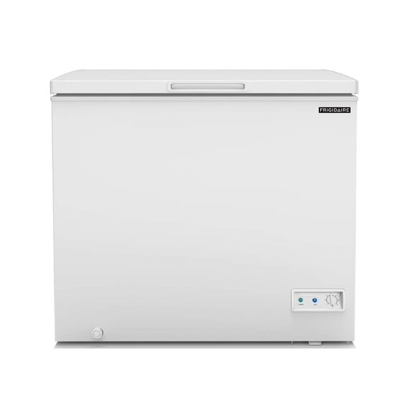 Frigidaire 7.0 cu ft Chest Freezer, White - Deep Freezer for Garage, Kitchen, Basement, Large Capacity for Bulk Storage