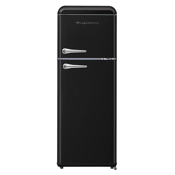 Frigidaire 7.5 Cu. ft. Top Freezer Refrigerator, Black, Rounded Corners - Retro, EFR756