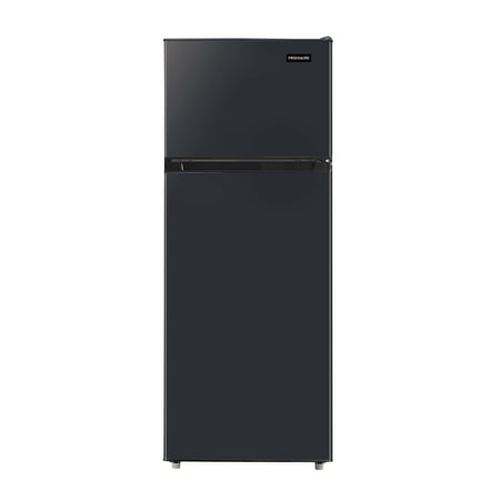 Frigidaire 7.5 Cu. ft Top Freezer Refrigerator, Compact Fridge for Apartment, Kitchen, Office, Garage, Black
