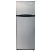 Frigidaire 7.5 Cu. ft. Top Mount Refrigerator, Apartment Size Fridge with Reversible Doors, Platinum
