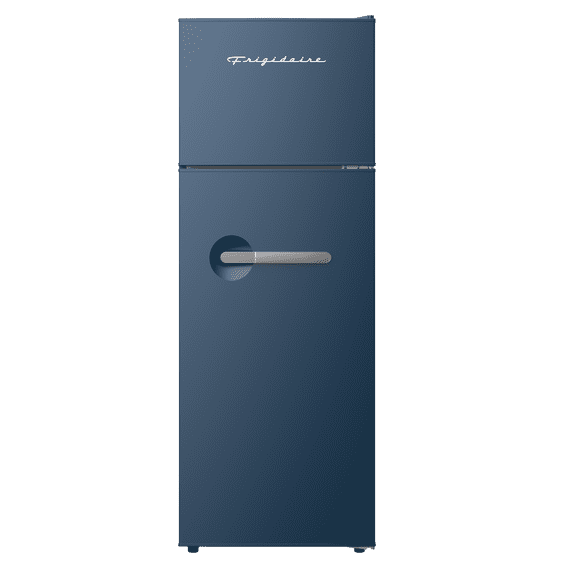 Frigidaire 7.5 Cu. ft. Retro Refrigerator, Apartment Size Fridge with Top Freezer, Azure