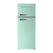 Frigidaire 7.5 Cu Ft. Retro Refrigerator, Top Mount Compact Fridge, Mint