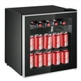 thumbnail image 1 of Frigidaire 70 Can Beverage Refrigerator, 1.6 Cu. ft. Glass Door Mini Fridge, Black EFMIS164, 1 of 9