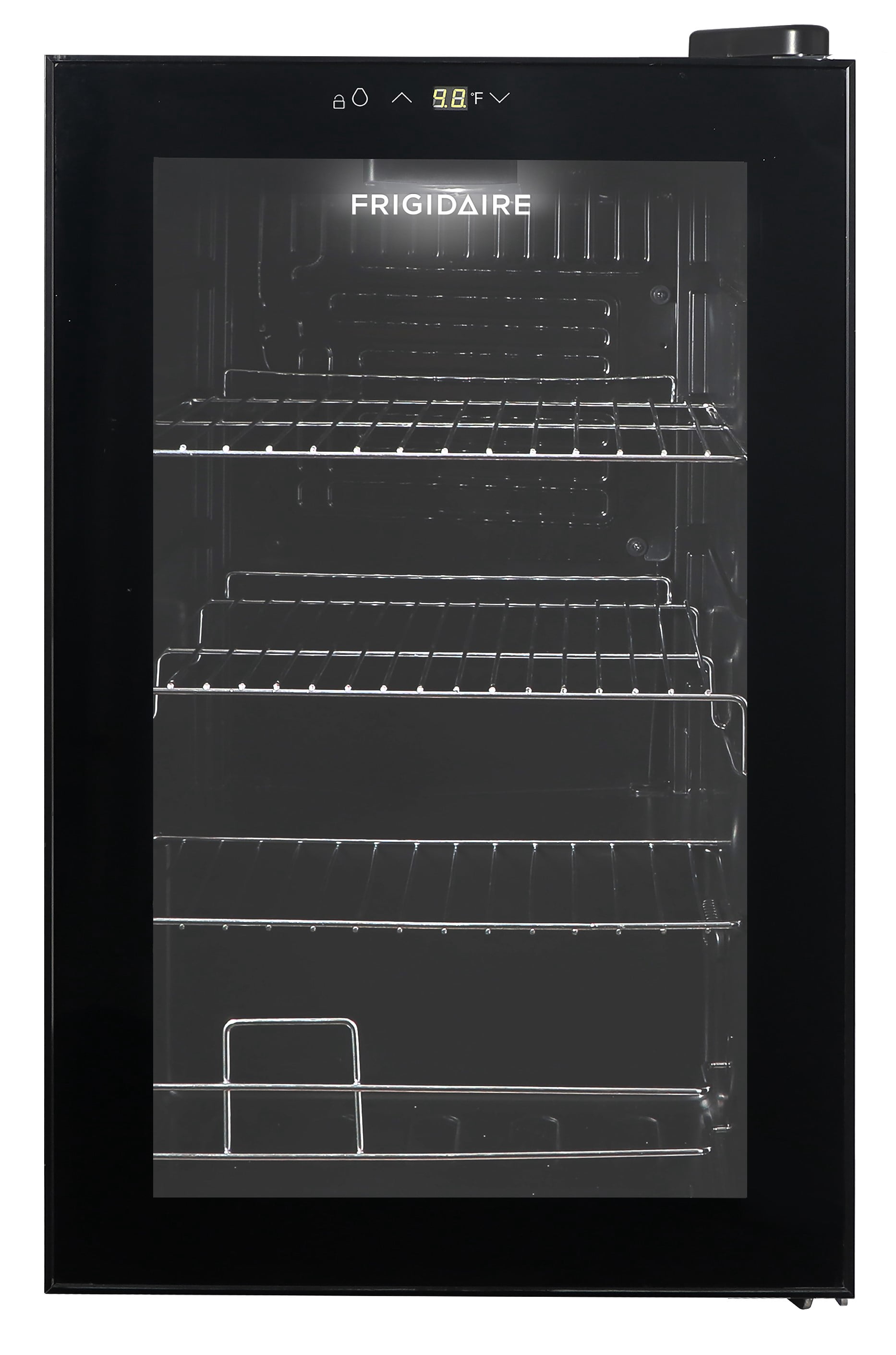 Frigidaire 89 Can/24-Bottle Beverage Center, 2.4 Cu. ft. Glass Door Beverage Refrigerator with Electronic Controls
