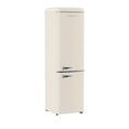 thumbnail image 1 of Frigidaire 9.0 Cu. ft. Bottom Mount Retro Refrigerator, Apartment Size Compact Fridge in Cream, 1 of 12